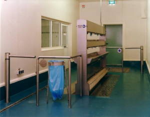 wandwasbaksystemen voor het wassen en desinfecteren, met of zonder schoeiselreingen